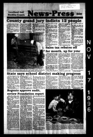 Primary view of object titled 'Levelland and Hockley County News-Press (Levelland, Tex.), Vol. 18, No. 67, Ed. 1 Sunday, November 17, 1996'.