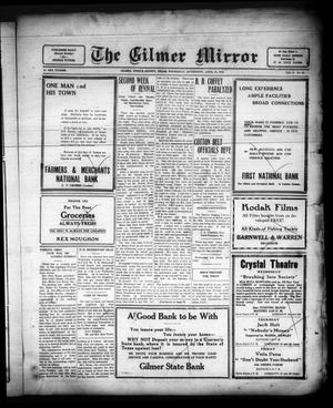 Primary view of object titled 'The Gilmer Mirror (Gilmer, Tex.), Vol. 9, No. 28, Ed. 1 Wednesday, April 16, 1924'.