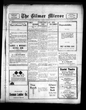 Primary view of object titled 'The Gilmer Mirror (Gilmer, Tex.), Vol. 9, No. 113, Ed. 1 Thursday, July 24, 1924'.