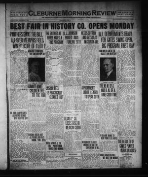 Primary view of object titled 'Cleburne Morning Review (Cleburne, Tex.), Ed. 1 Sunday, September 25, 1921'.
