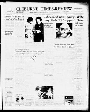 Primary view of object titled 'Cleburne Times-Review (Cleburne, Tex.), Vol. 51, No. 40, Ed. 1 Thursday, December 22, 1955'.