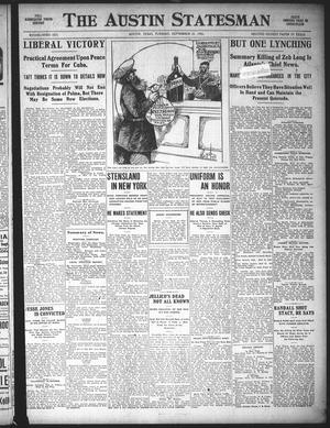 Primary view of object titled 'The Austin Statesman (Austin, Tex.), Ed. 1 Tuesday, September 25, 1906'.