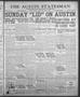 Primary view of The Austin Statesman (Austin, Tex.), Vol. 52, No. 28, Ed. 1 Wednesday, July 11, 1923