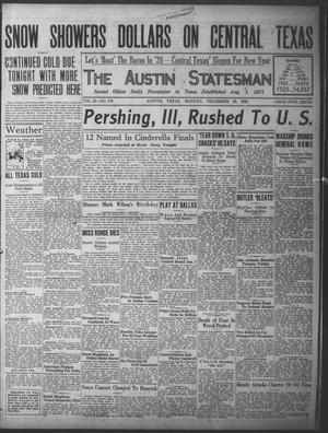 Primary view of object titled 'The Austin Statesman (Austin, Tex.), Vol. 55, No. 176, Ed. 1 Monday, December 28, 1925'.