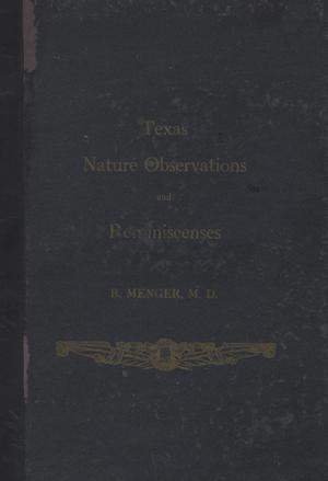 Primary view of object titled 'Texas Nature Observations and Reminiscenses'.