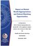 Report: Report on Mental Health Appropriations and Federal Matching Opportuni…