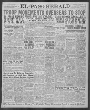 Primary view of object titled 'El Paso Herald (El Paso, Tex.), Ed. 1, Saturday, November 16, 1918'.