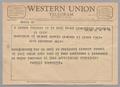 Letter: [Telegram From the Acarrette Family to the Kempners, November 23, 196…