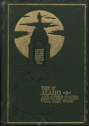 Primary view of object titled 'The Alamo, and other poems'.