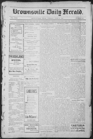 Primary view of object titled 'Brownsville Daily Herald (Brownsville, Tex.), Vol. NINE, No. 247, Ed. 1, Tuesday, June 11, 1901'.