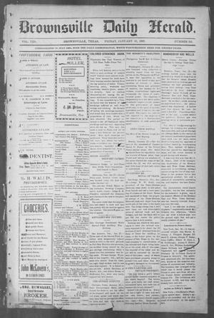 Primary view of object titled 'Brownsville Daily Herald (Brownsville, Tex.), Vol. 10, No. 161, Ed. 1, Friday, January 31, 1902'.