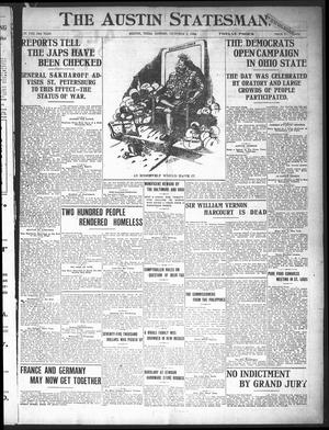 Primary view of object titled 'The Austin Statesman. (Austin, Tex.), Vol. 34, Ed. 1 Sunday, October 2, 1904'.