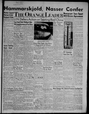 Primary view of object titled 'The Orange Leader (Orange, Tex.), Vol. 53, No. 276, Ed. 1 Friday, November 16, 1956'.