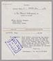 Text: [Invoice for St. Mary's Infirmary, August 1, 1953]