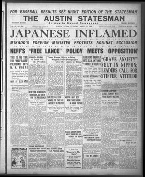 Primary view of object titled 'The Austin Statesman (Austin, Tex.), Vol. 52, No. 305, Ed. 1 Tuesday, April 15, 1924'.