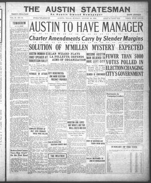Primary view of object titled 'The Austin Statesman (Austin, Tex.), Vol. 53, No. 55, Ed. 1 Sunday, August 10, 1924'.