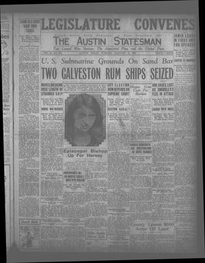 Primary view of object titled 'The Austin Statesman (Austin, Tex.), Vol. 54, No. 208, Ed. 1 Tuesday, January 13, 1925'.