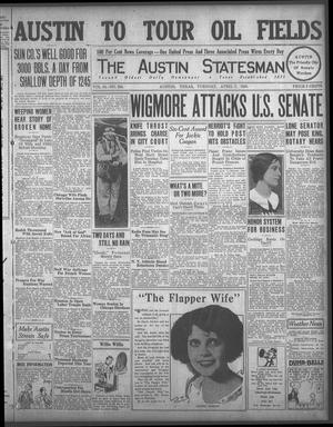 Primary view of object titled 'The Austin Statesman (Austin, Tex.), Vol. 54, No. 284, Ed. 1 Tuesday, April 7, 1925'.