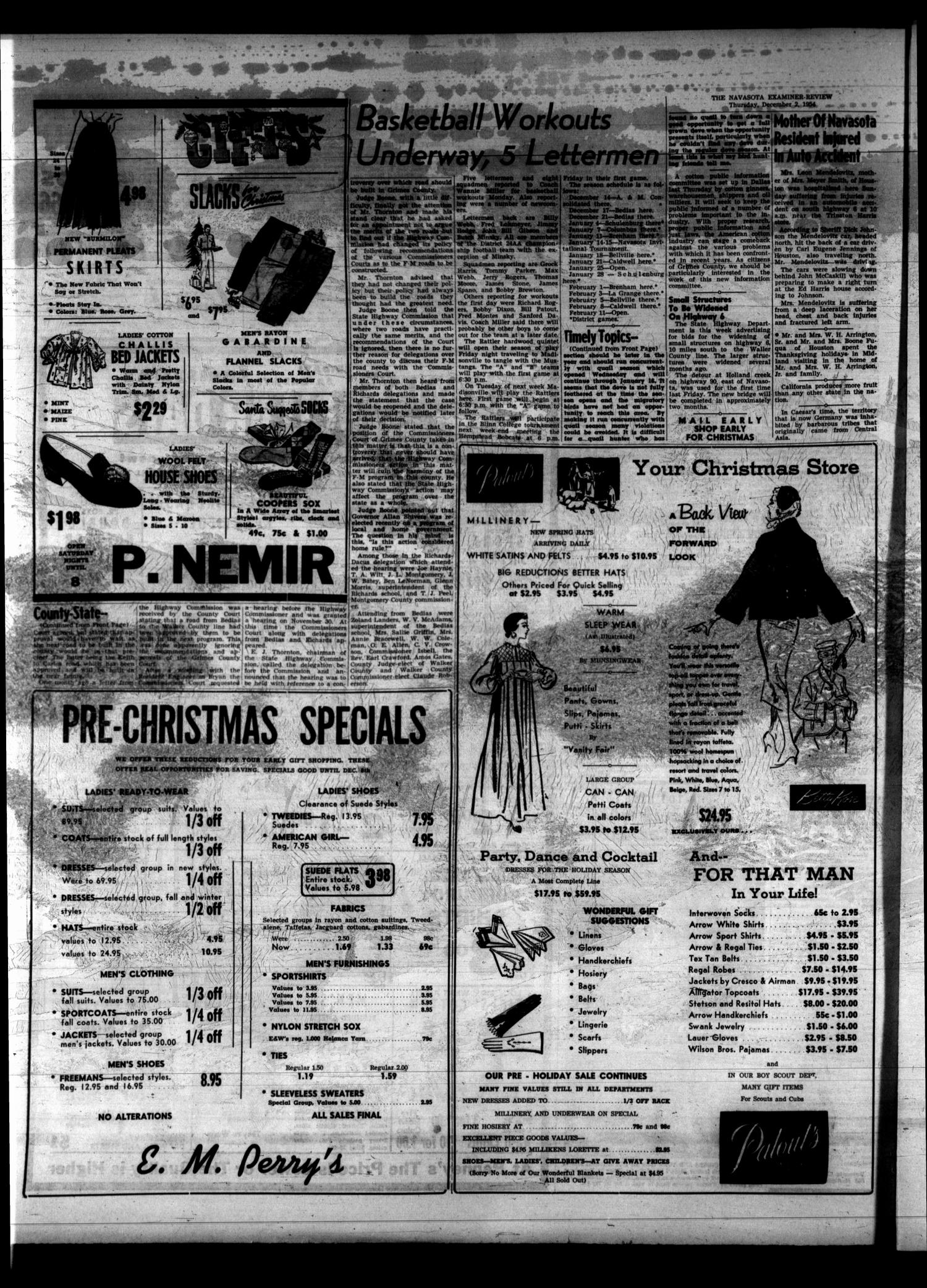 The Navasota Examiner and Grimes County Review (Navasota, Tex.), Vol. 60, No. 11, Ed. 1 Thursday, December 2, 1954
                                                
                                                    [Sequence #]: 8 of 16
                                                