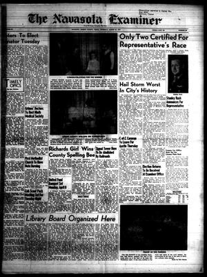 Primary view of object titled 'The Navasota Examiner and Grimes County Review (Navasota, Tex.), Vol. 62, No. 28, Ed. 1 Thursday, March 28, 1957'.