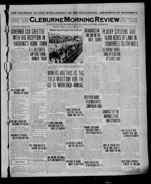 Primary view of object titled 'Cleburne Morning Review (Cleburne, Tex.), Ed. 1 Saturday, October 16, 1920'.