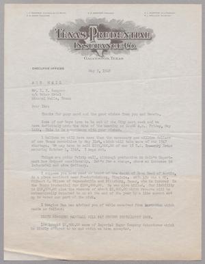 Primary view of [Letter from S. E. Kempner to I. H. Kempner, May 5, 1948]