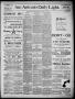Newspaper: San Antonio Daily Light (San Antonio, Tex.), Vol. 6, No. 5, Ed. 1, Mo…