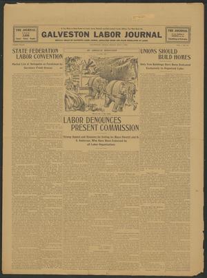 Primary view of object titled 'Galveston Labor Journal (Galveston, Tex.), Vol. 1, No. 27, Ed. 1 Friday, May 7, 1909'.