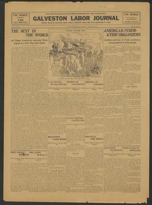 Primary view of object titled 'Galveston Labor Journal (Galveston, Tex.), Vol. 1, No. 42, Ed. 1 Friday, August 6, 1909'.