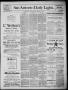 Newspaper: San Antonio Daily Light (San Antonio, Tex.), Vol. 6, No. 15, Ed. 1, F…