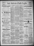 Newspaper: San Antonio Daily Light (San Antonio, Tex.), Vol. 6, No. 20, Ed. 1, T…