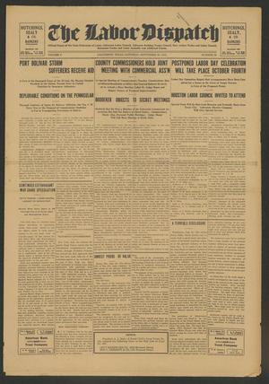 Primary view of object titled 'The Labor Dispatch (Galveston, Tex.), Vol. 5, No. 39, Ed. 1 Saturday, September 25, 1915'.