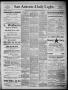 Newspaper: San Antonio Daily Light (San Antonio, Tex.), Vol. 6, No. 37, Ed. 1, W…