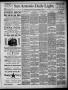 Newspaper: San Antonio Daily Light (San Antonio, Tex.), Vol. 6, No. 196, Ed. 1, …