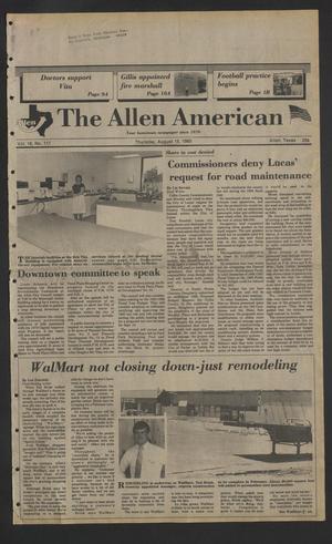Primary view of object titled 'The Allen American (Allen, Tex.), Vol. 16, No. 111, Ed. 1 Thursday, August 15, 1985'.