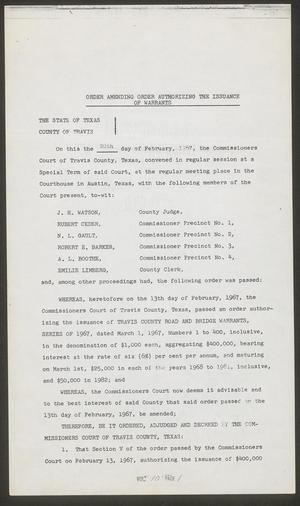Primary view of object titled 'Travis County Clerk Records: Commissioners Court Minutes 10'.