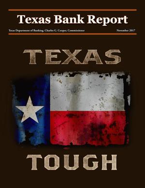 Primary view of object titled 'Texas Bank Report, November 2017'.