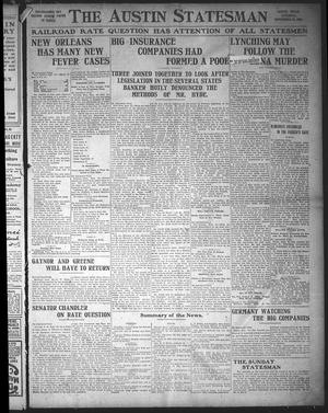 Primary view of object titled 'The Austin Statesman (Austin, Tex.), Ed. 1 Saturday, September 30, 1905'.