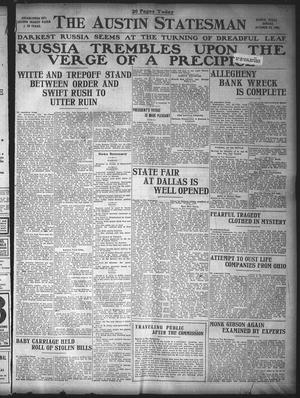 Primary view of object titled 'The Austin Statesman (Austin, Tex.), Ed. 1 Sunday, October 29, 1905'.