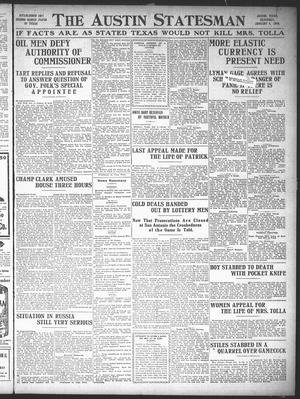 Primary view of object titled 'The Austin Statesman (Austin, Tex.), Ed. 1 Saturday, January 6, 1906'.