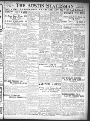 Primary view of object titled 'The Austin Statesman (Austin, Tex.), Ed. 1 Wednesday, January 24, 1906'.