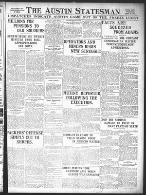 Primary view of object titled 'The Austin Statesman (Austin, Tex.), Ed. 1 Wednesday, March 21, 1906'.