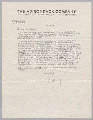 Primary view of object titled '[Letter from Henry W. Haynes to I. H. Kempner, March 4, 1952]'.