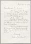 Primary view of [Letter from Erich and Elsa Freund to I. H. and Hennie Kempner, December 14, 1952]