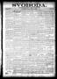 Newspaper: Svoboda. (La Grange, Tex.), Vol. 6, No. 36, Ed. 1 Thursday, September…