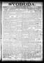 Newspaper: Svoboda. (La Grange, Tex.), Vol. 6, No. 37, Ed. 1 Thursday, September…