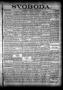 Newspaper: Svoboda. (La Grange, Tex.), Vol. 8, No. 22, Ed. 1 Thursday, June 15, …