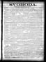 Newspaper: Svoboda. (La Grange, Tex.), Vol. 10, No. 8, Ed. 1 Thursday, March 7, …