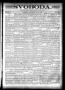 Newspaper: Svoboda. (La Grange, Tex.), Vol. 10, No. 23, Ed. 1 Thursday, June 20,…