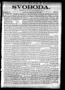 Newspaper: Svoboda. (La Grange, Tex.), Vol. 11, No. 2, Ed. 1 Thursday, January 2…
